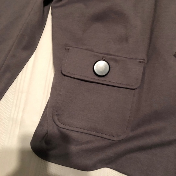 Jessica size 16 polyester shortie blazer like jacket, grey. Never worn - Picture 2 of 6